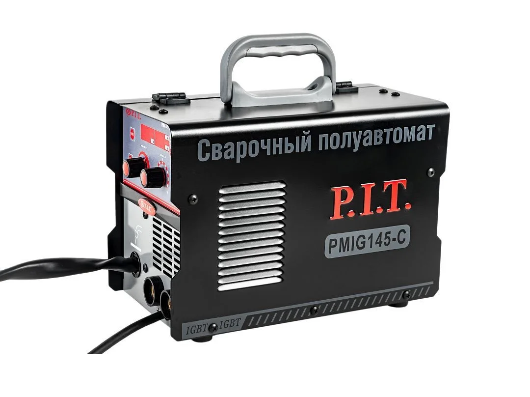 Сварочный полуавтомат P.I.T. PMIG145-С (145А ПВ-60 MMA 2 5-5мм 4 4кВт MIG 0 6-0 8мм 3 6кВт) - купить по