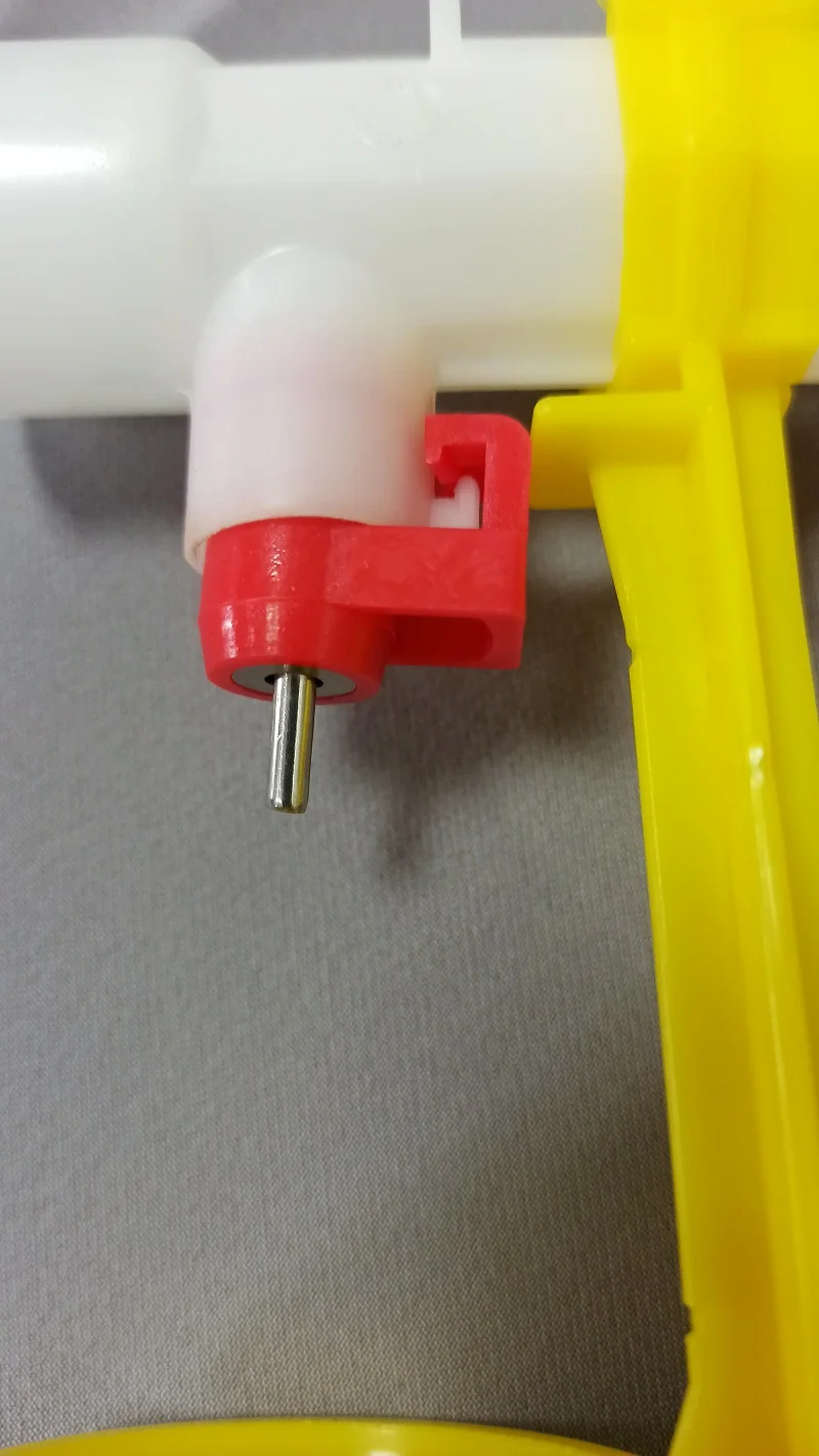 Ниппельные поилки двойные на 360 градусов для кур перепела птиц (10