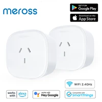 smart wifi plug with energy monitor aueu version socket app remote control work with alexa google assistant smartthings 24pack