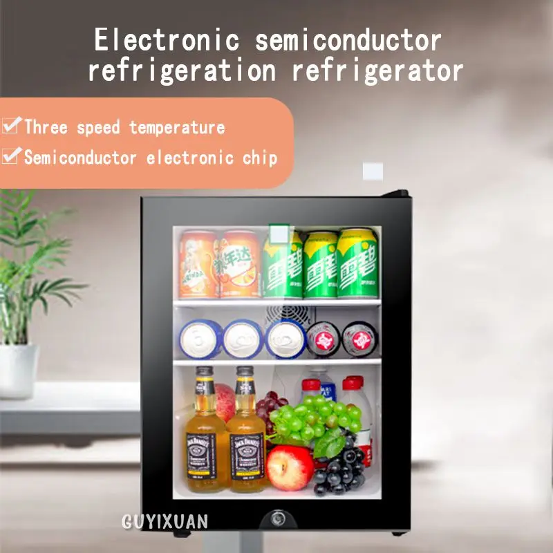 Маленький холодильник для гостиничного номера 40 л мини-морозильник прозрачная