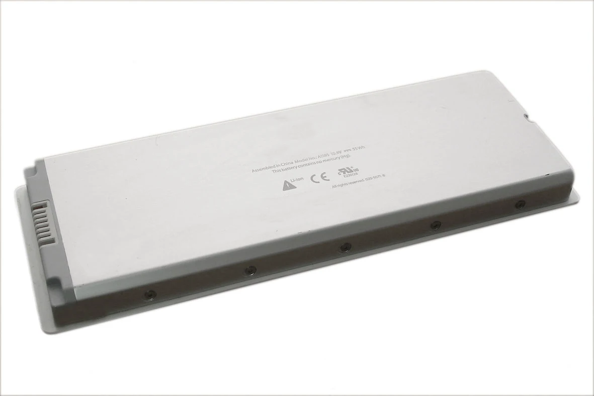 Аккумуляторная батарея для ноутбука Apple MacBook A1185 55Wh белая | Компьютеры и офис