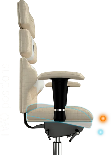 Офисное кресло KULIK SYSTEM PYRAMID Зеленый Компьютерное Облегчение и комфорт для спины 5