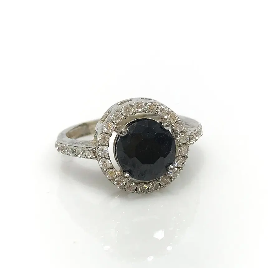 

Onyx Stone Silver Ring