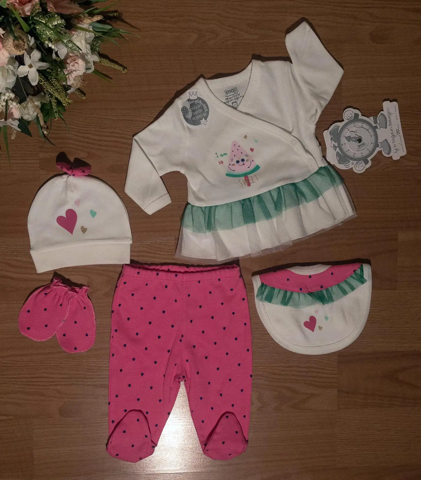 

WATERMELON GIRL BABY 5Lİ ZIBIN SET