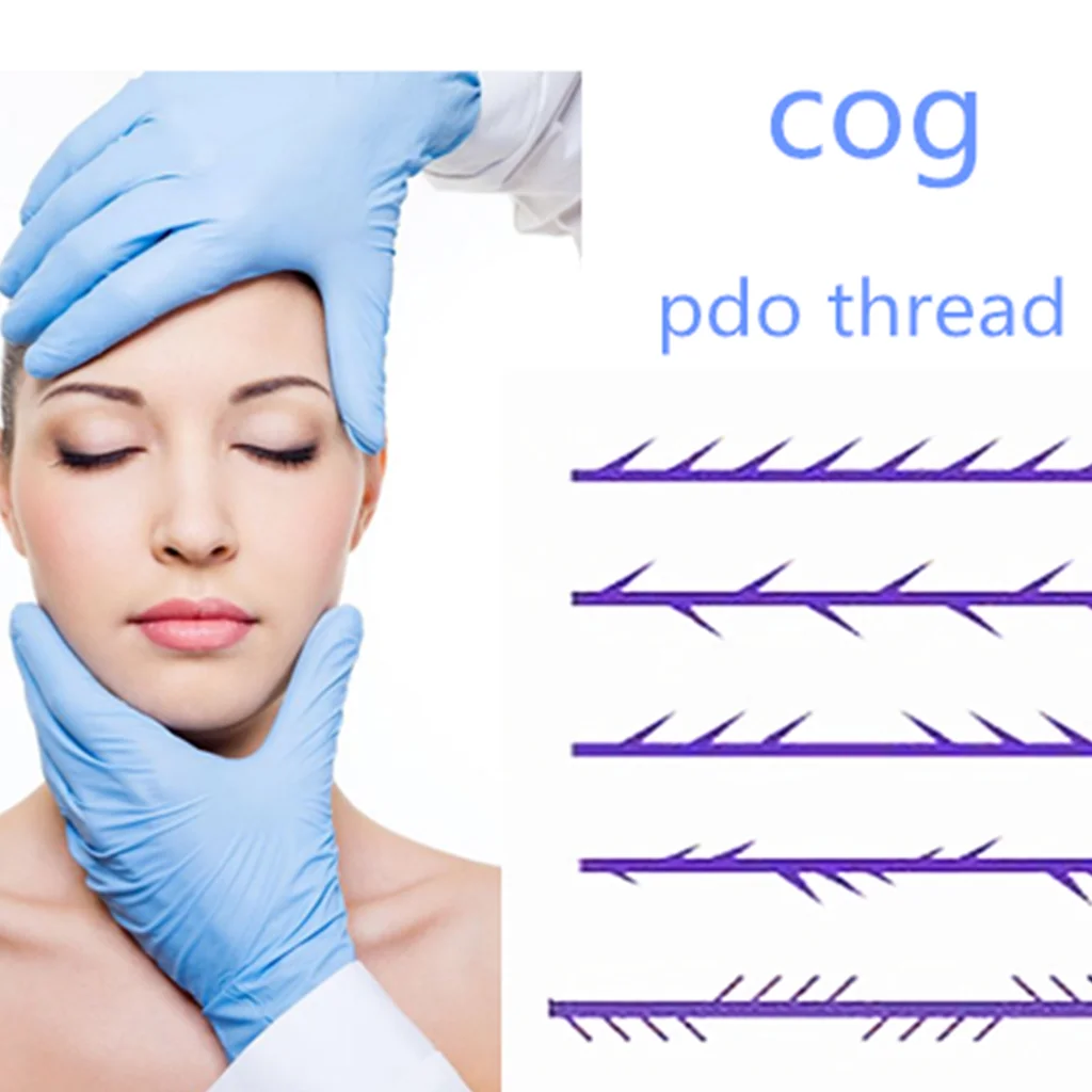 

Hot Selling Hilo Tensores PDO Threads Cog 3D 4D 6D Face lifting Fish Bone Threads Strong Lifting Threads Filo De PDO