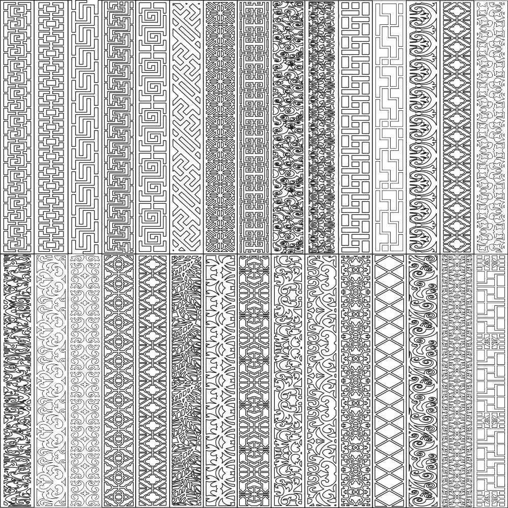 DXF/CDR AutoCAD CorelDRAW file CNC Vector DXF плазменный маршрутизатор лазерной резки 112 шт. 75*10 мм