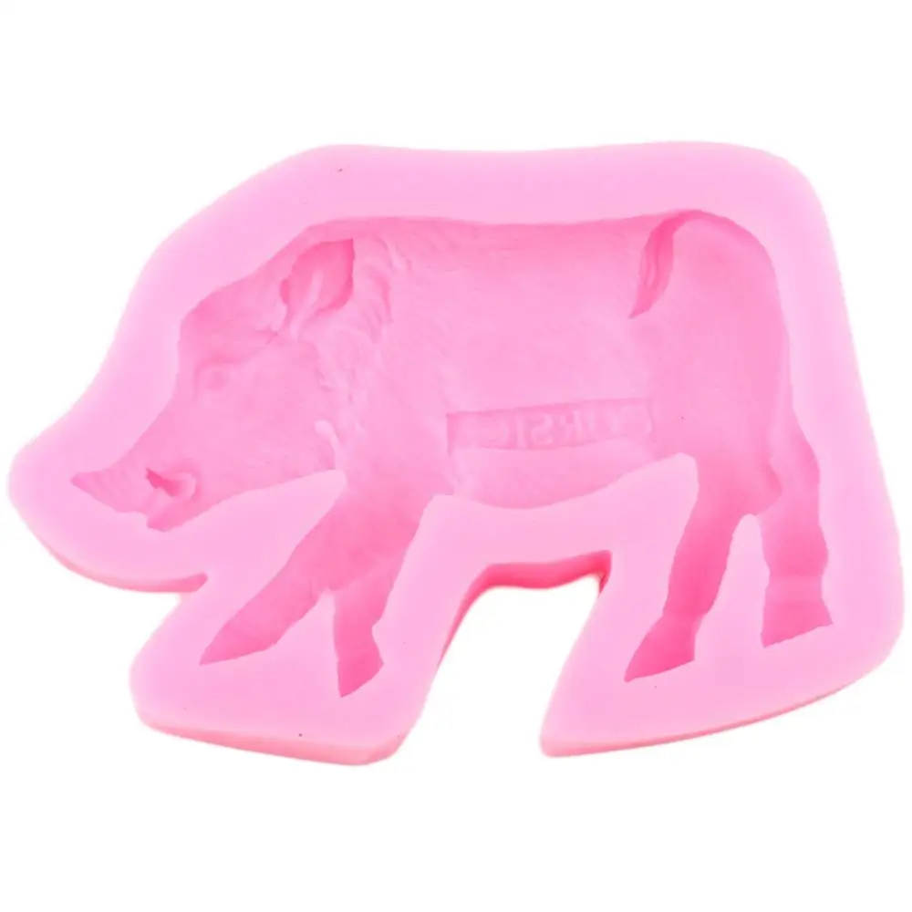 Силиконовая форма дикий кабан для мастики детские инструменты украшения тортов