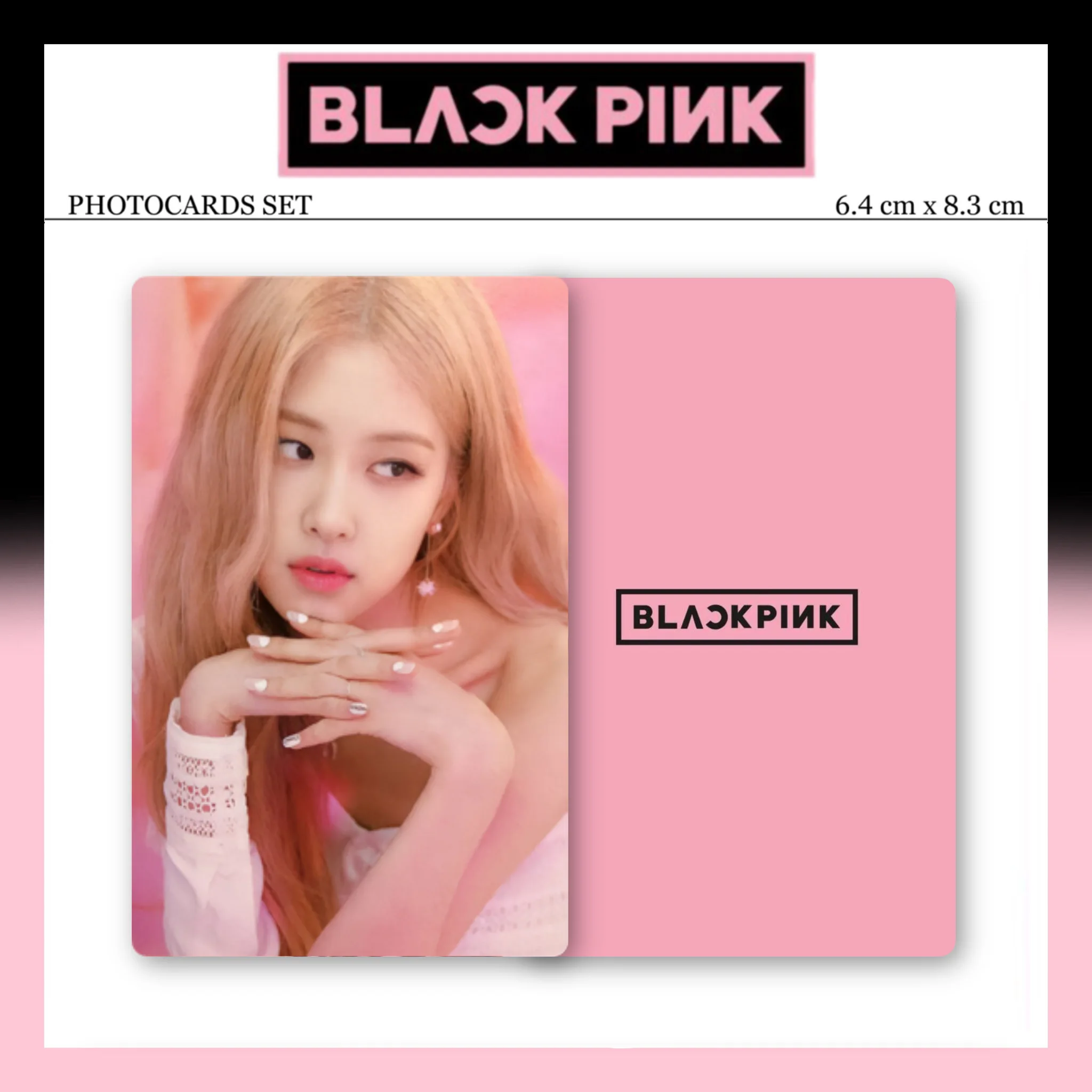 16 шт/комплект KPOP BLACKPINK JENNIE ROSÉ JISOO LISA карты закладка для коллекции | Канцтовары