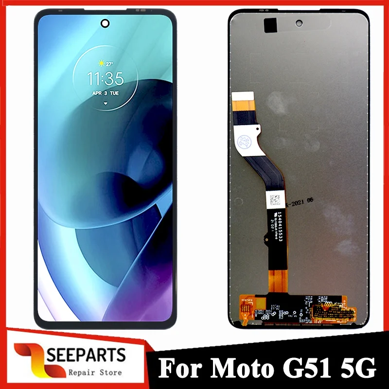 

Оригинальный новый для Motorola Moto G51 5G ЖК-дисплей сенсорный экран дигитайзер в сборе для Moto G51 4G ЖК-дисплей g51 ЖК-экран