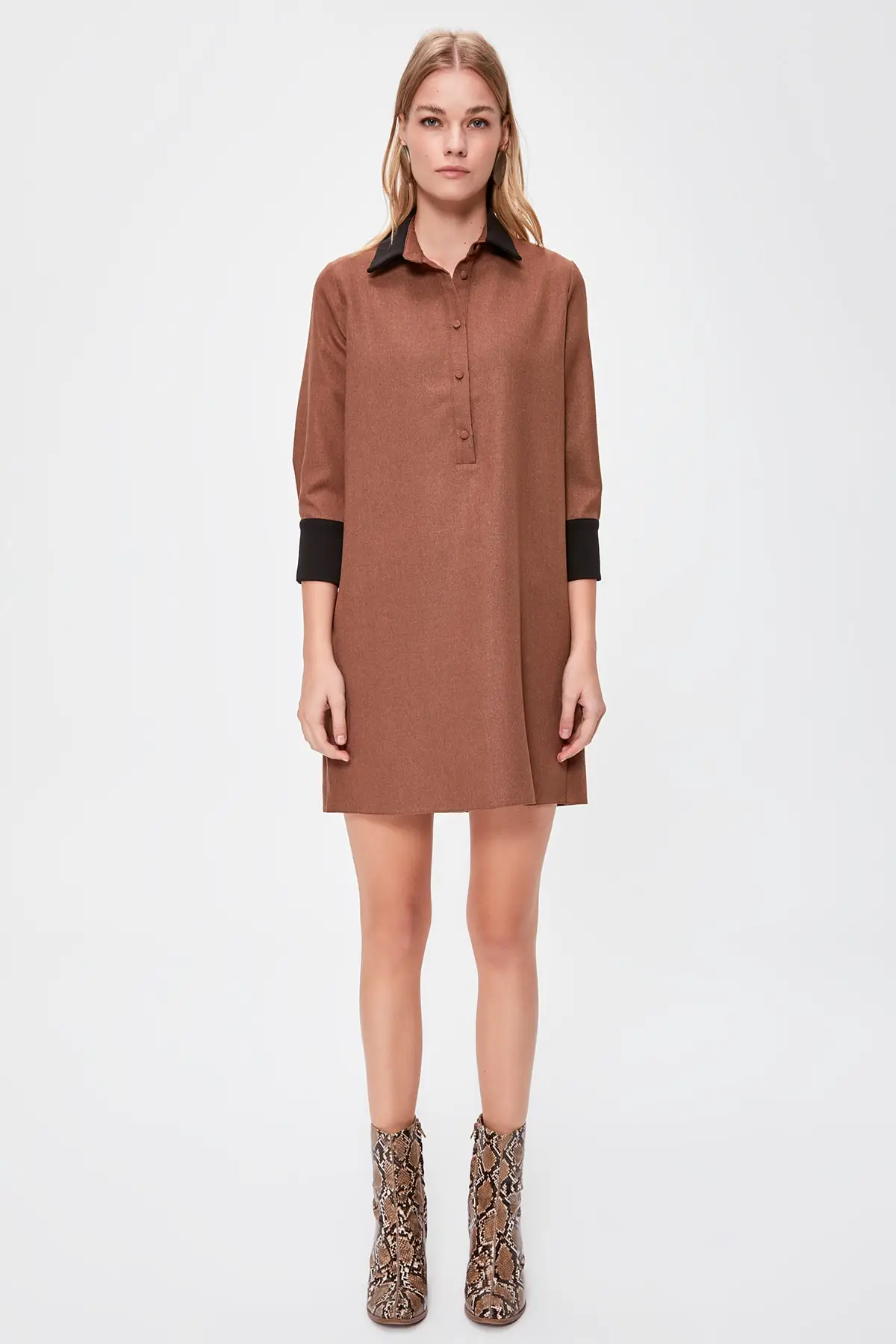 Платье с воротником TWOAW20EL1659 | Женская одежда