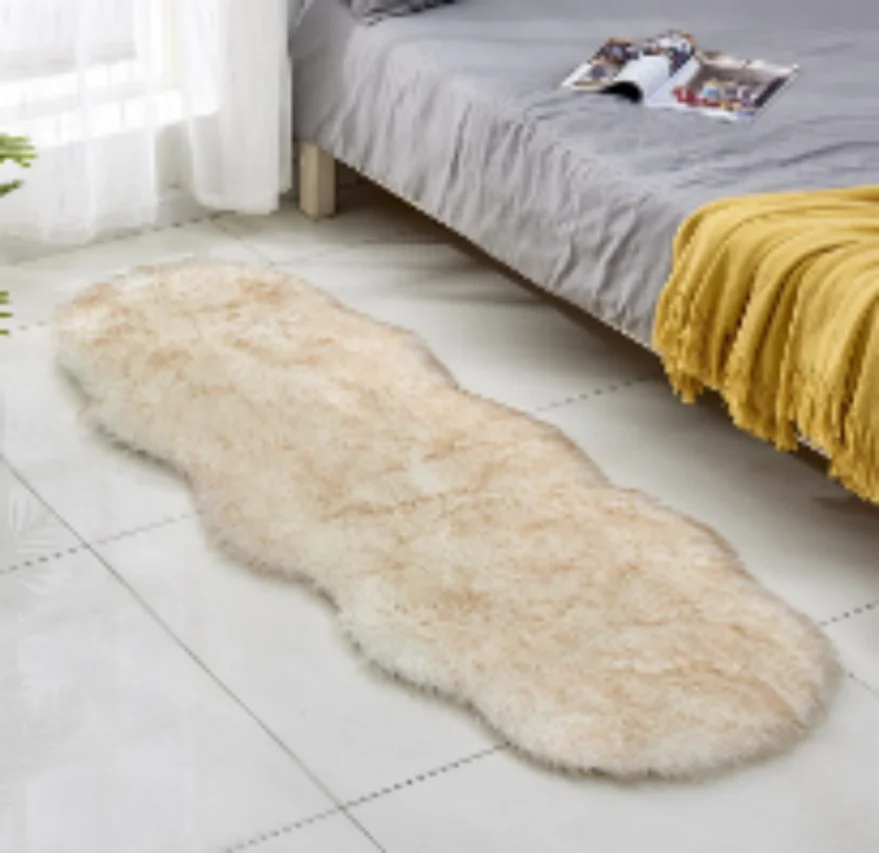 

Nordic Soft Velvet Cushion Children's Bedroom Fashion Thicken Carpet In The Living Room Plush Carpet Fluffy CarpetCarpet