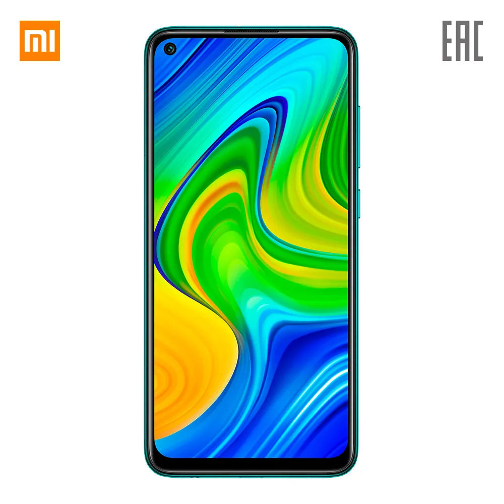 Смартфон Xiaomi Redmi Note 9 3+64|Серый|РОСТЕСТ|Быстрая зарядка|Мощный процессор|Доставка