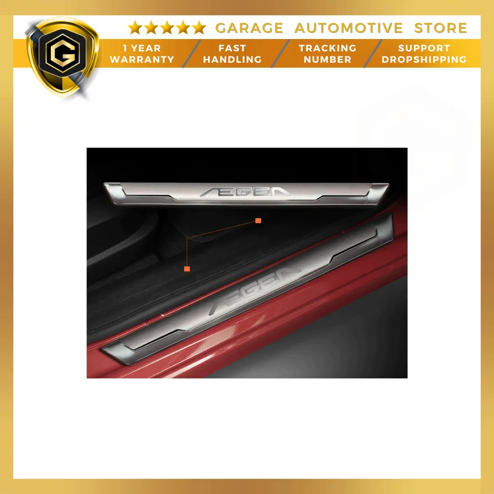 

For Fiat Egea Stainless Steel Chrome Front Door Sill 2 Parça 2015-2022 Model Compatible ISO9001 / 2008 A + Quality design Car Accessory