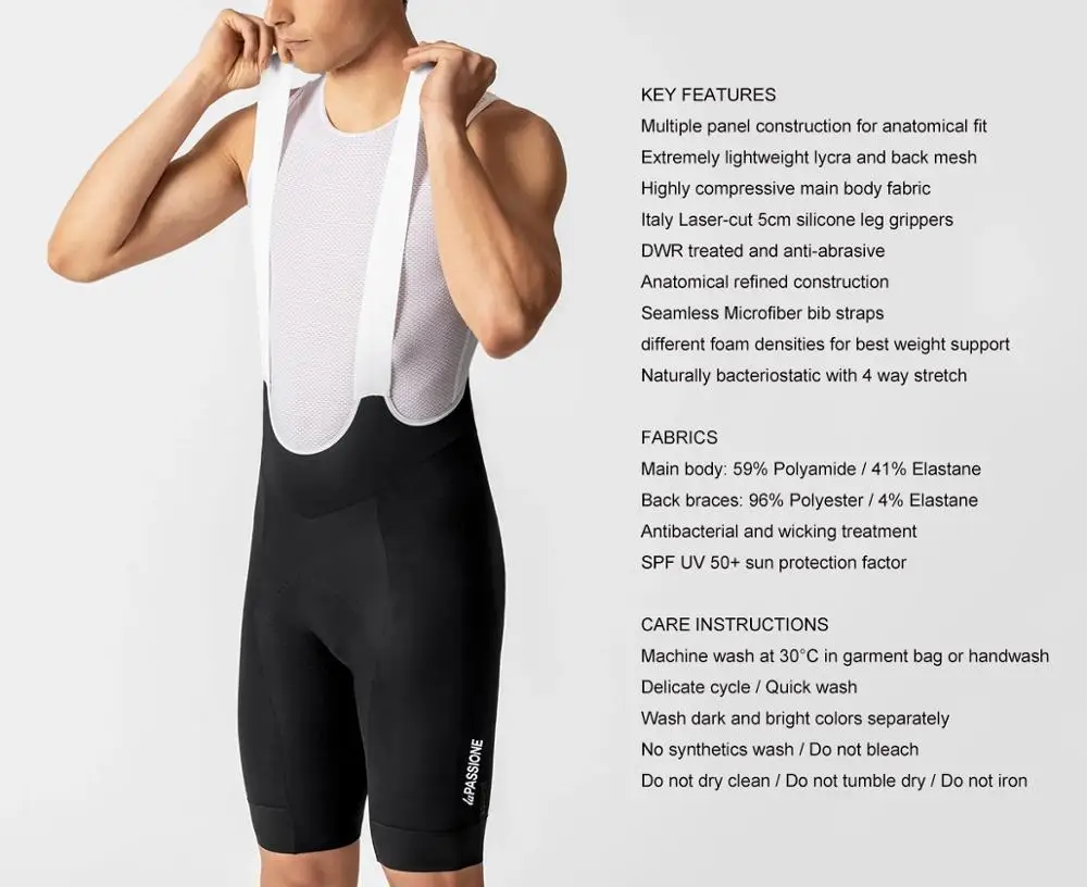 Novo sem Costura Novo Preto Shorts Mtb Verão Men Ciclismo Pro Equipe Microfibra Tiras 2022 Bib