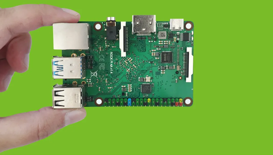 ROCK PI 4A V1.4 Rockchip RK3399 ARM Cortex шесть ядер SBC/одноплатный компьютер совместим с официальным дисплеем Raspberry Pi