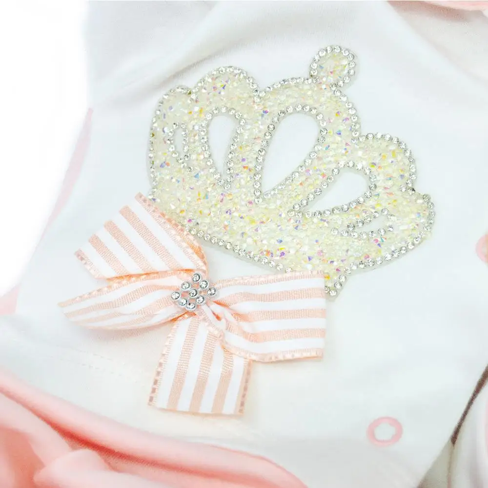 Комплект из 2 предметов для новорожденных и маленьких девочек 3 6 9 месяцев