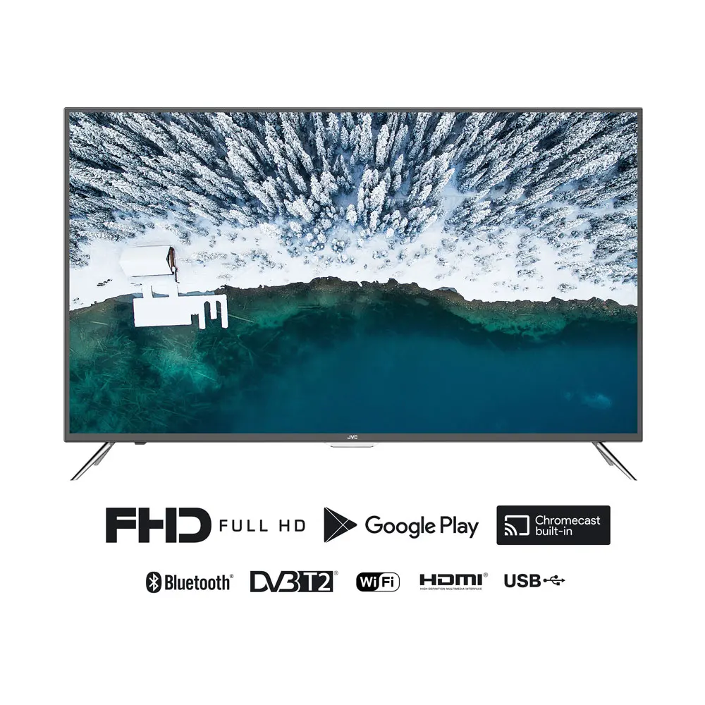 Телевизор 43&quot JVC LT 43m690S TV FULL HD Smart Android Bluetooth Wi fi Google|Телевизоры| |