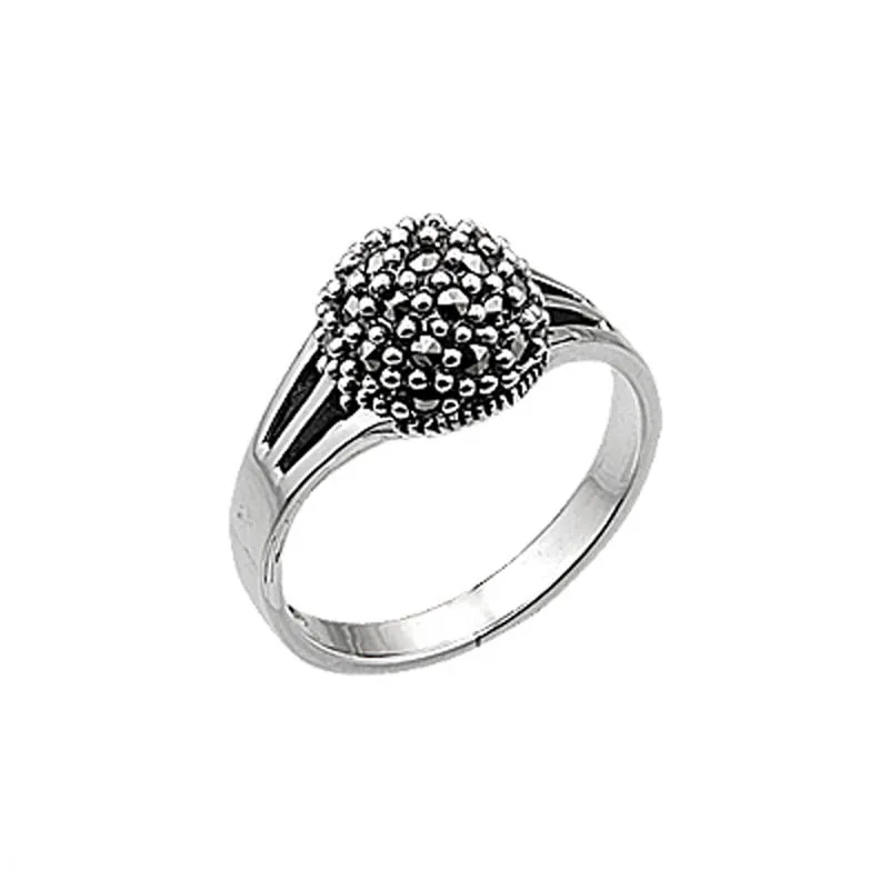 

Silver 925 Sterling Marcasite Ring