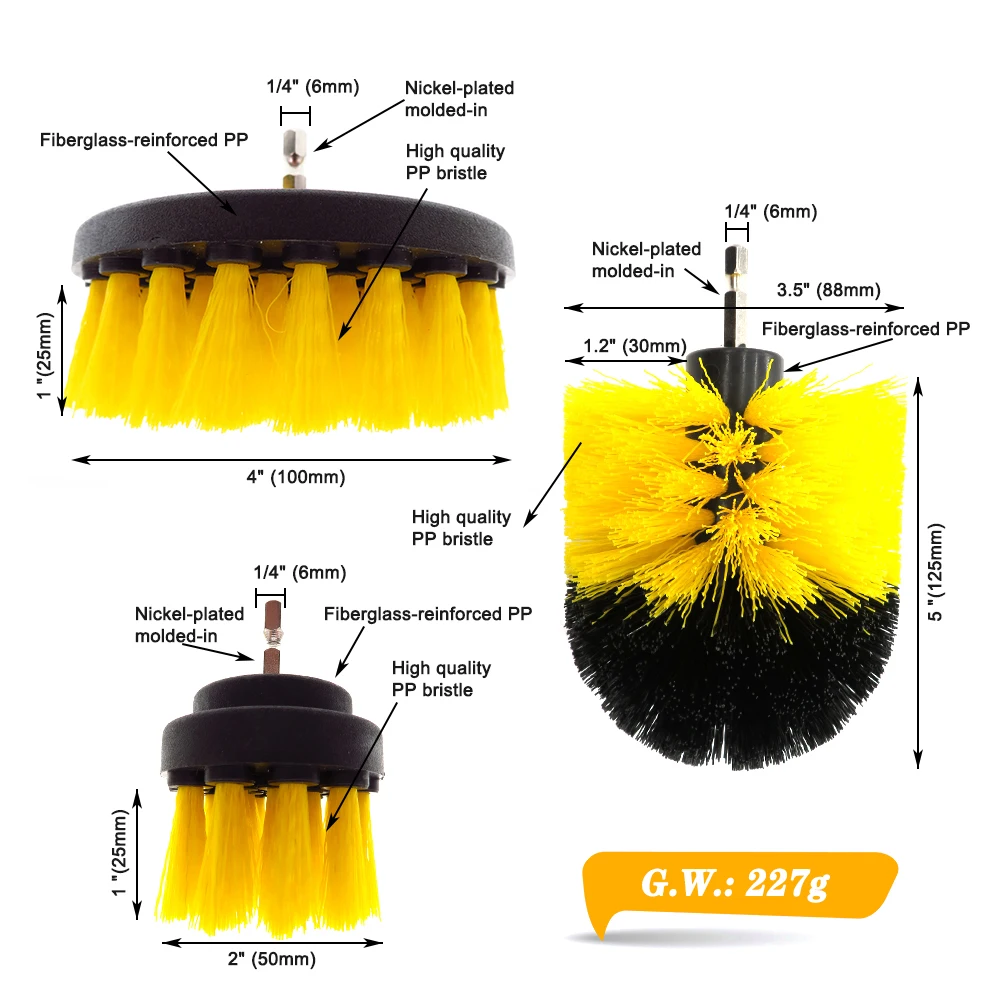 8pcs power electric scrubber brush cleaning kit for kitchen bathroom surfaces tub shower tile attachment kit free global shipping