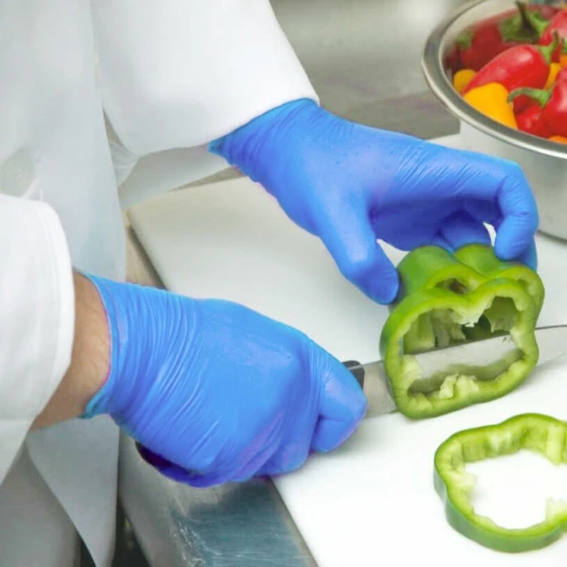 Одноразовые латексные перчатки 40 шт./компл. 20 пар для домашней уборки