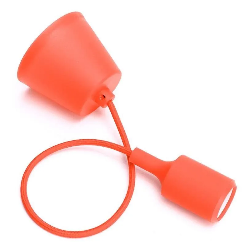 E27 патрон подвесной дверной потолочный светильник силиконовый холст|Настенные