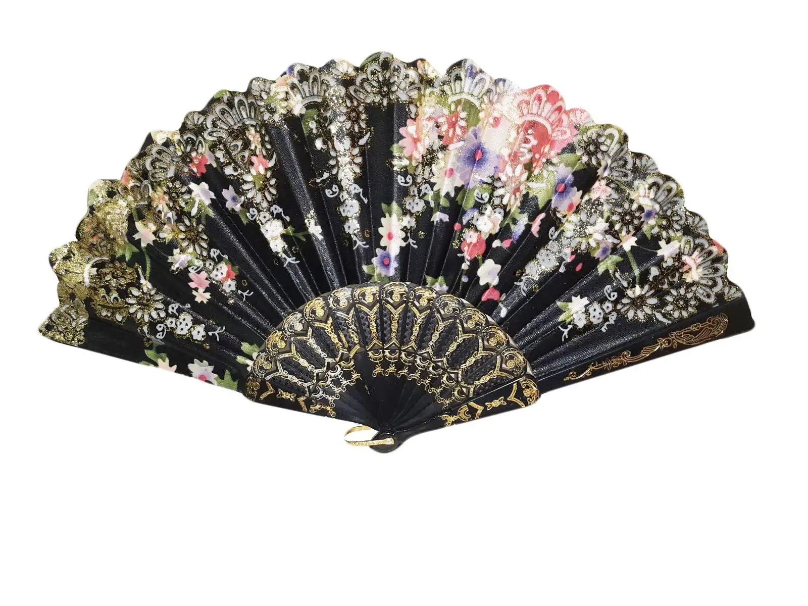 Веер складной пластиковый 24 см | Дом и сад