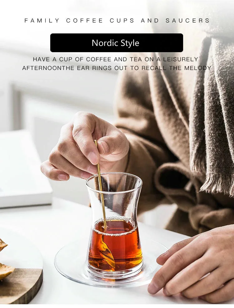 Набор чашек и блюдец для кофе в скандинавском стиле|Наборы чайной посуды| |