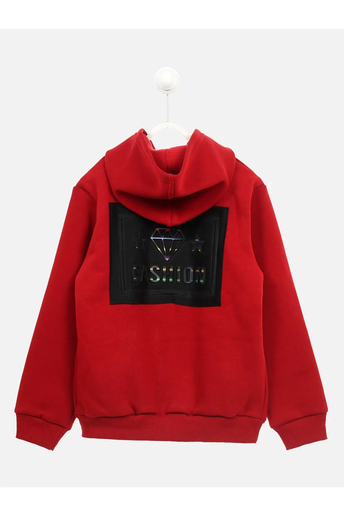 

Red Winter Female Child Sweatshirt