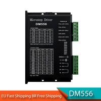 dm556 is suitable for 57 86 nema23 nema34 stepper motor controller dm556 digital stepper motor driver 2 phase 5 6a