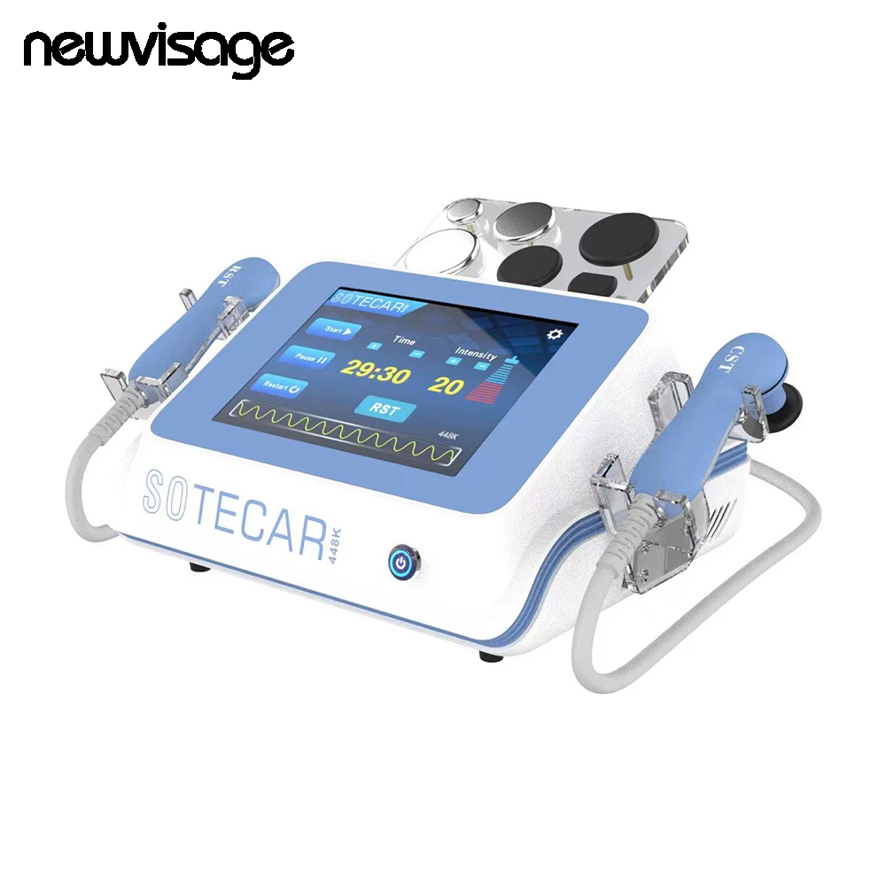 

SOTecar RF Physical Therapy Machine CET RET Energy Transfer Radio Frequency Thermotherapy Muscle Pain Relief Cellulite Reduce