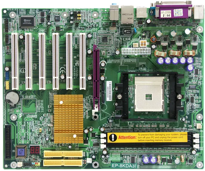 б/у системная плата сокет 754 Epox EP-8KDA3I | Компьютеры и офис
