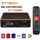 GT combo DVB-S2XDVB-T2Cable Satellite TV приемник + Android 9,0 Smart TV box CA card CS M-3-u der PK GTC