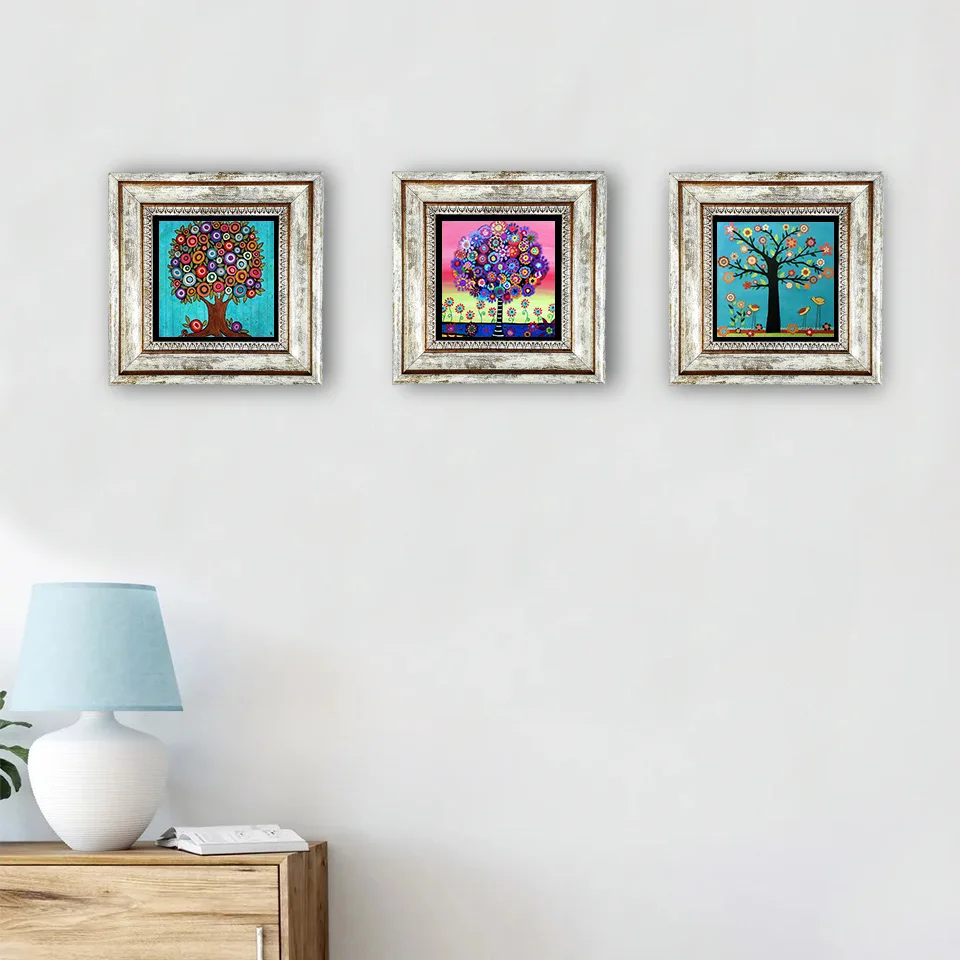 

Настенная картина XONE STORE с рамкой из натурального камня, специальный выпуск, принт KARLA GERARD, украшение для декора, тройной набор, украшение для...