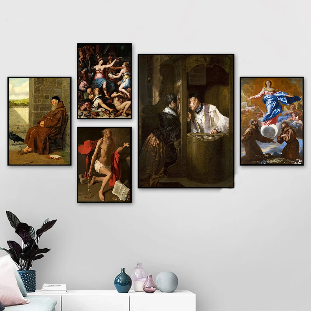 1880 г. постеры и принты хайнрича лоссоу винтажная Картина на холсте эпохи