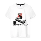 Мужская футболка хлопок Initial D Хачироку