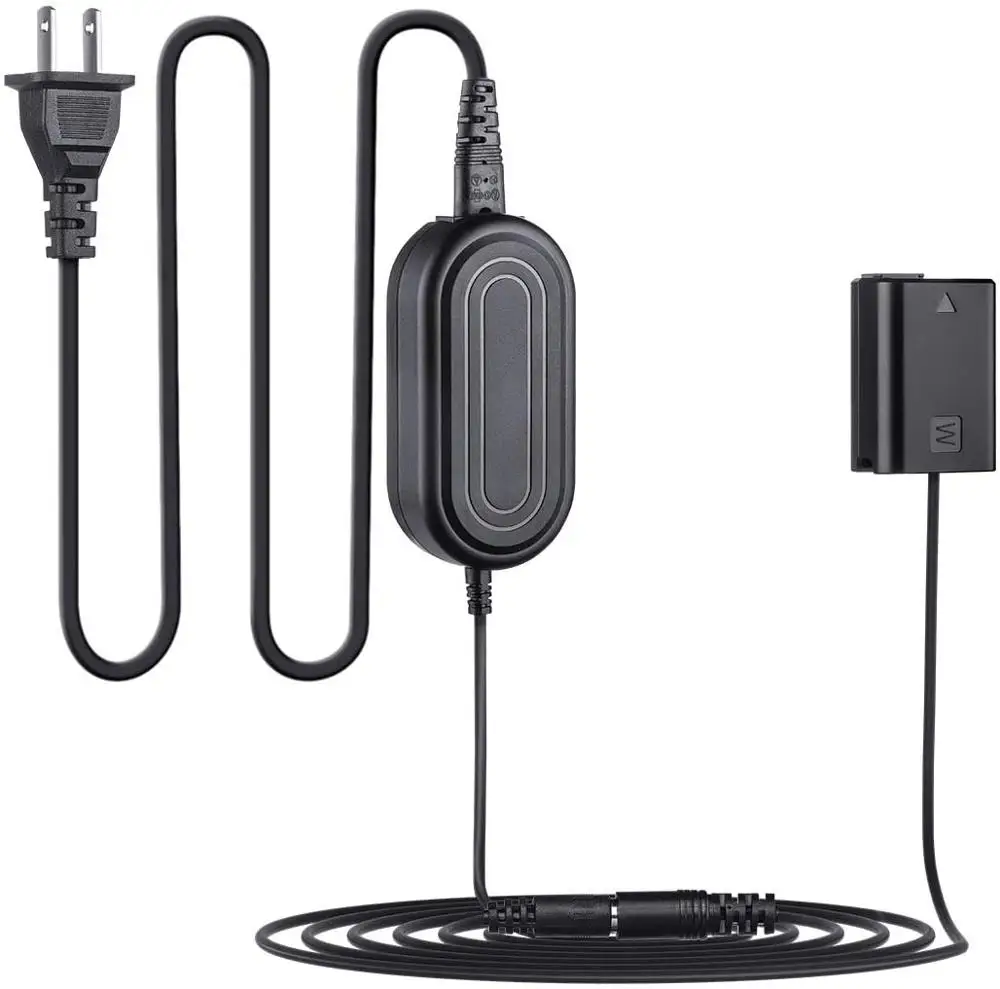 Fomito AC-PW20 камера адаптер переменного тока зарядное устройство в комплекте с искусственной батареей для Sony Alpha NEX5 NEX7 A7 A7R A7II A6000 A5100