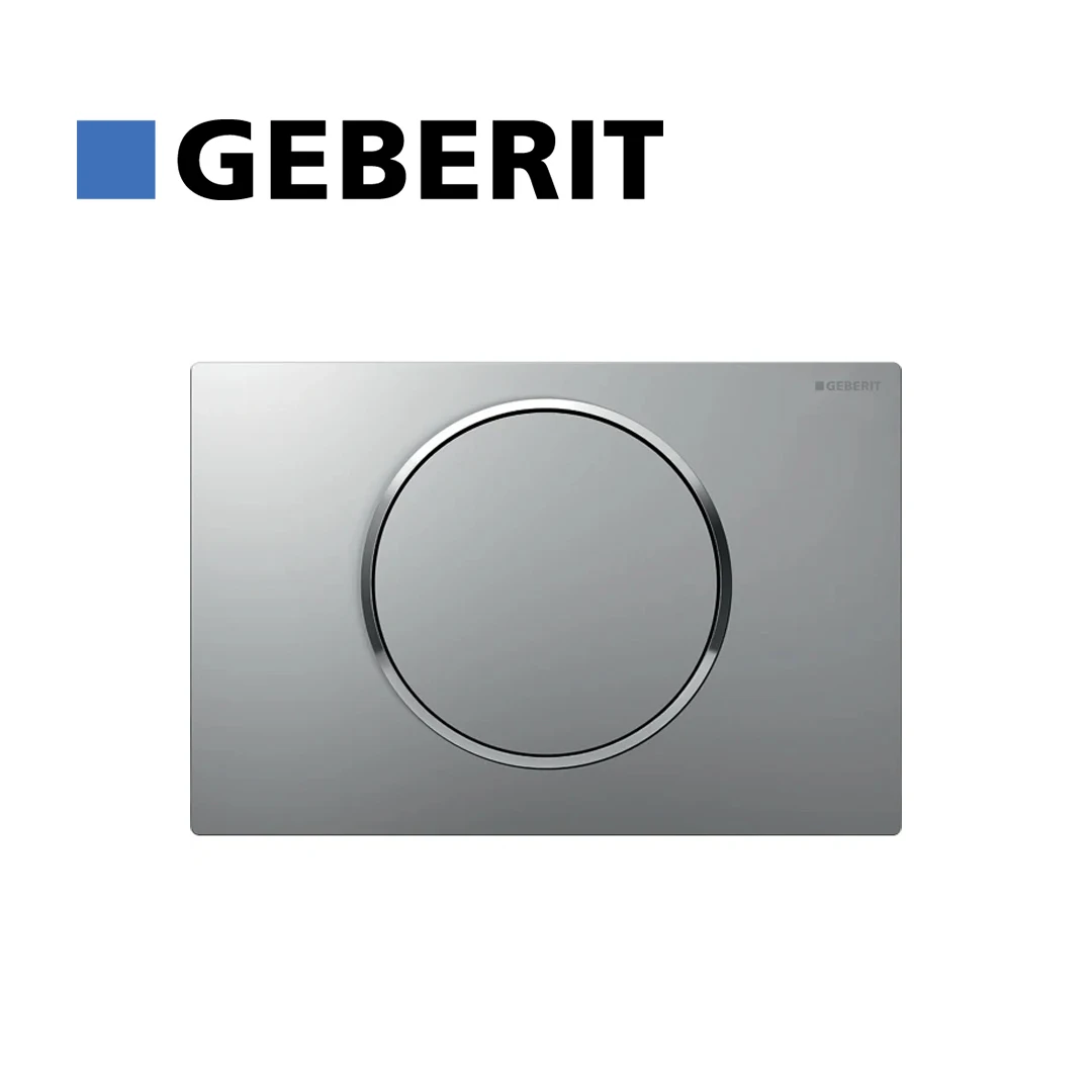 

Geberit Actuator Plate Sigma10 For Stop-And-Go Flush: Matt Chrome-Plated, Bright Chrome-Plated 115.758.Kn.5