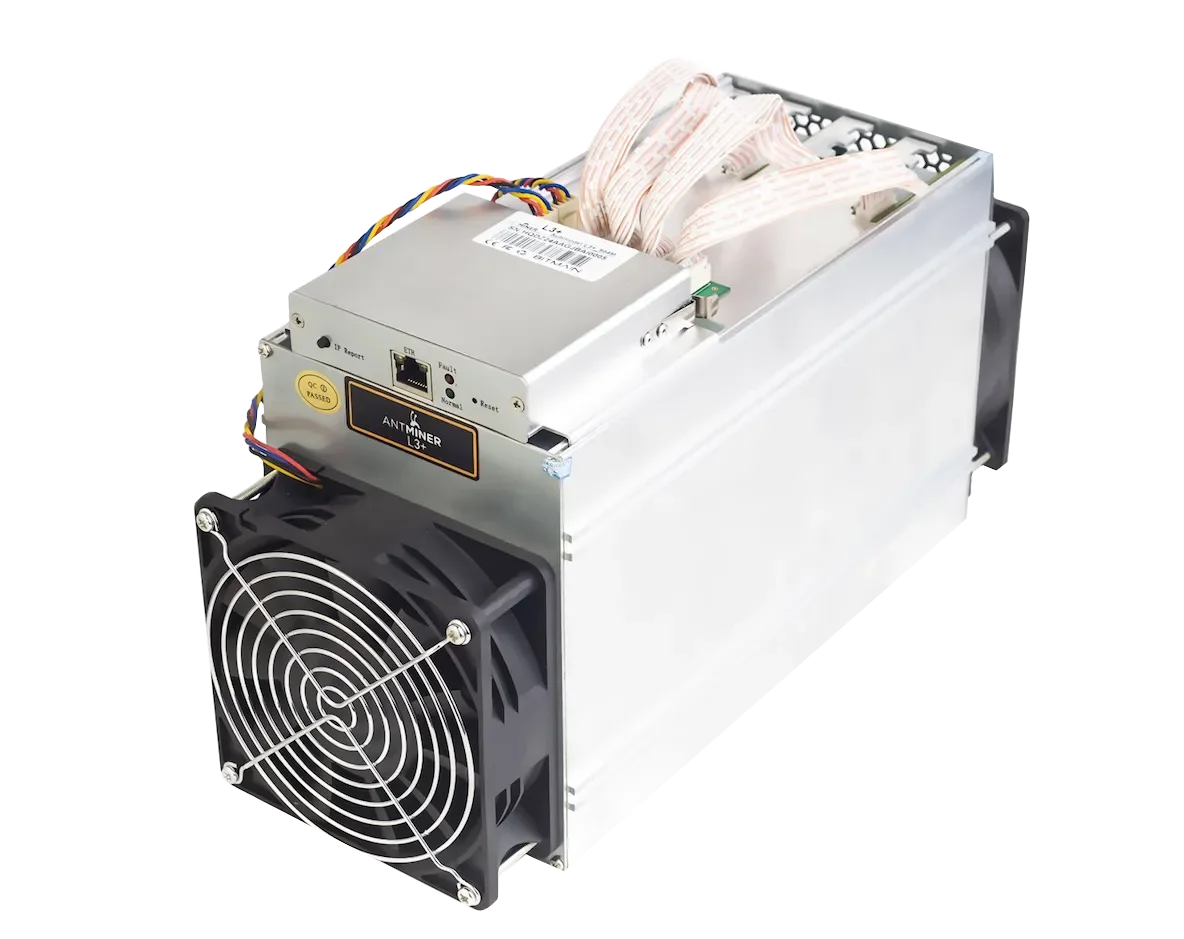 Асик Bitmain Antminer L3 плюс L3+ 504Mh в комплекте с новым блоком питания 4-го поколения APW7 |