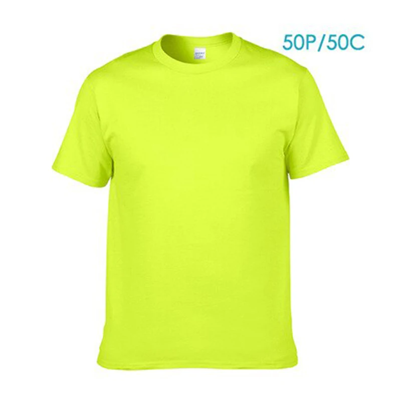 2023 Мужская футболка большого размера из 100% чистого хлопка индивидуальная