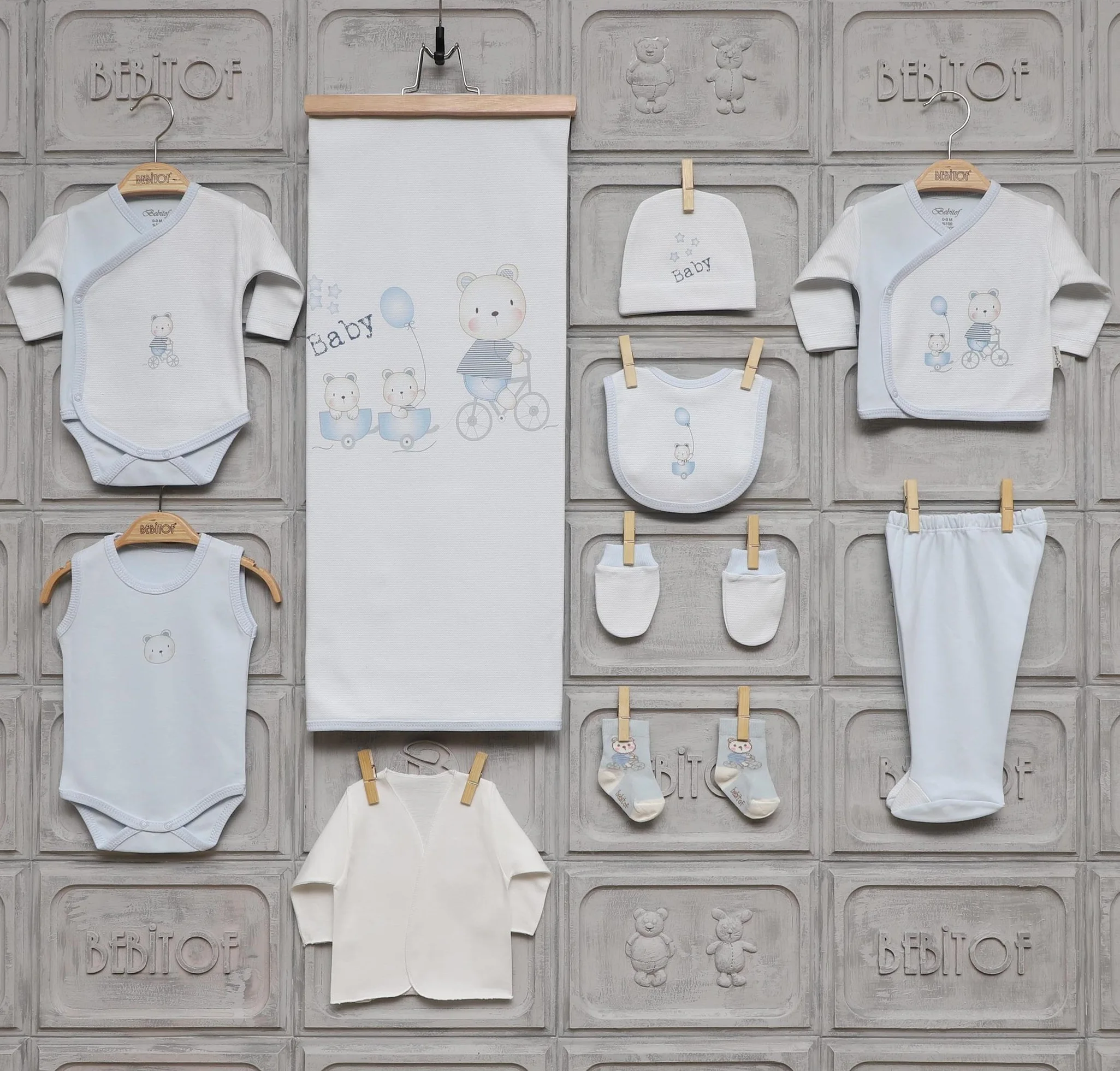 Bebitof Одежда для новорожденных мальчиков хлопковая базовая одежда первой необходимости 10 штук Layette Wellcome подарочный набор для дома 0 3 месяцев от AliExpress RU&CIS NEW