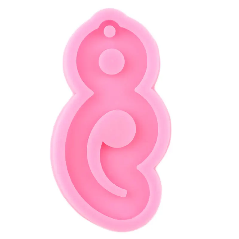 Блестящая форма в форме сердца полудвухколонной формы силиконовые серьги