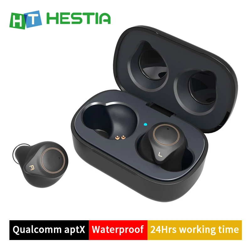T1 Поддержка AptX ACC TWS True Wireless Bluetooth 5 0 наушники CVC8 шумоподавление с супер басами HD Mic