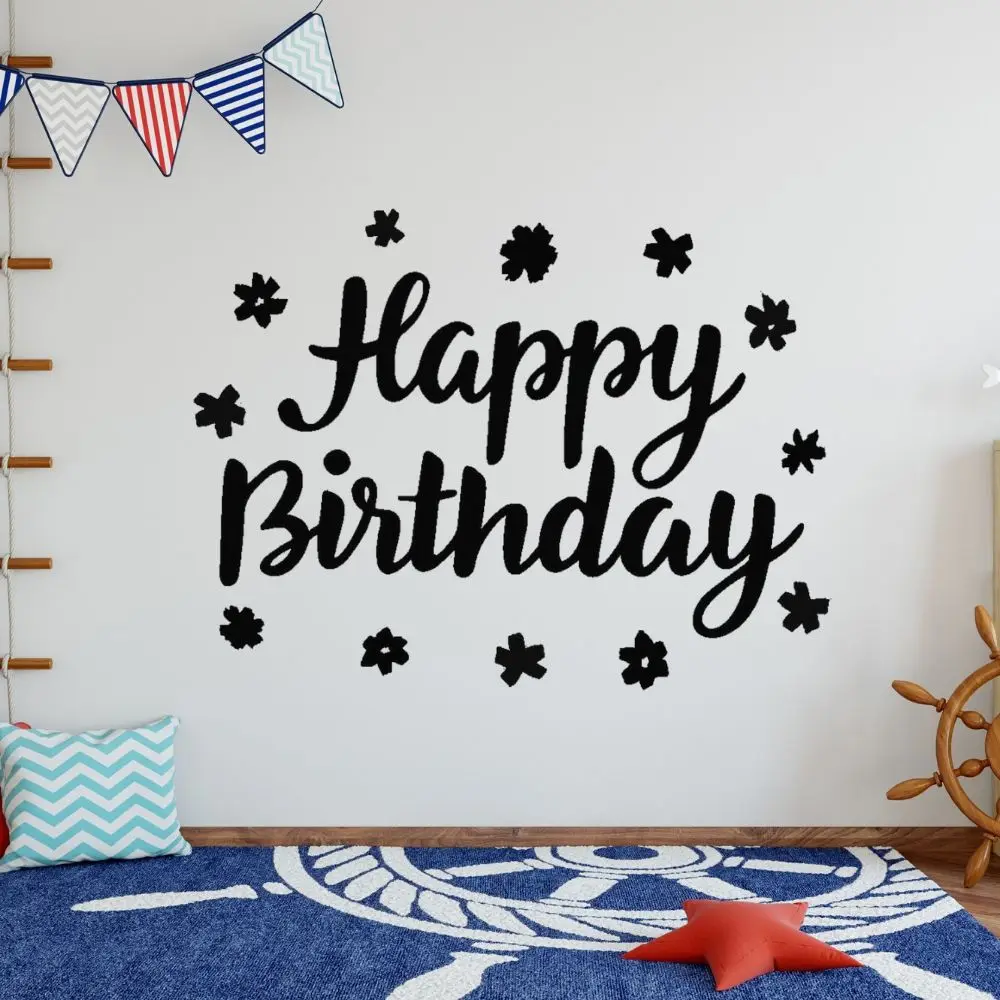 День Рождения Вечеринка стикер стены наклейка для дома и дня рождения событие