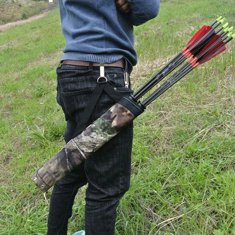 

Hunting Crossbow Arrow Bag 45X8.5 cm Oxford Cloth Arrow Quiver 2 Point Single Shoulder for compound bow and Recurve bow