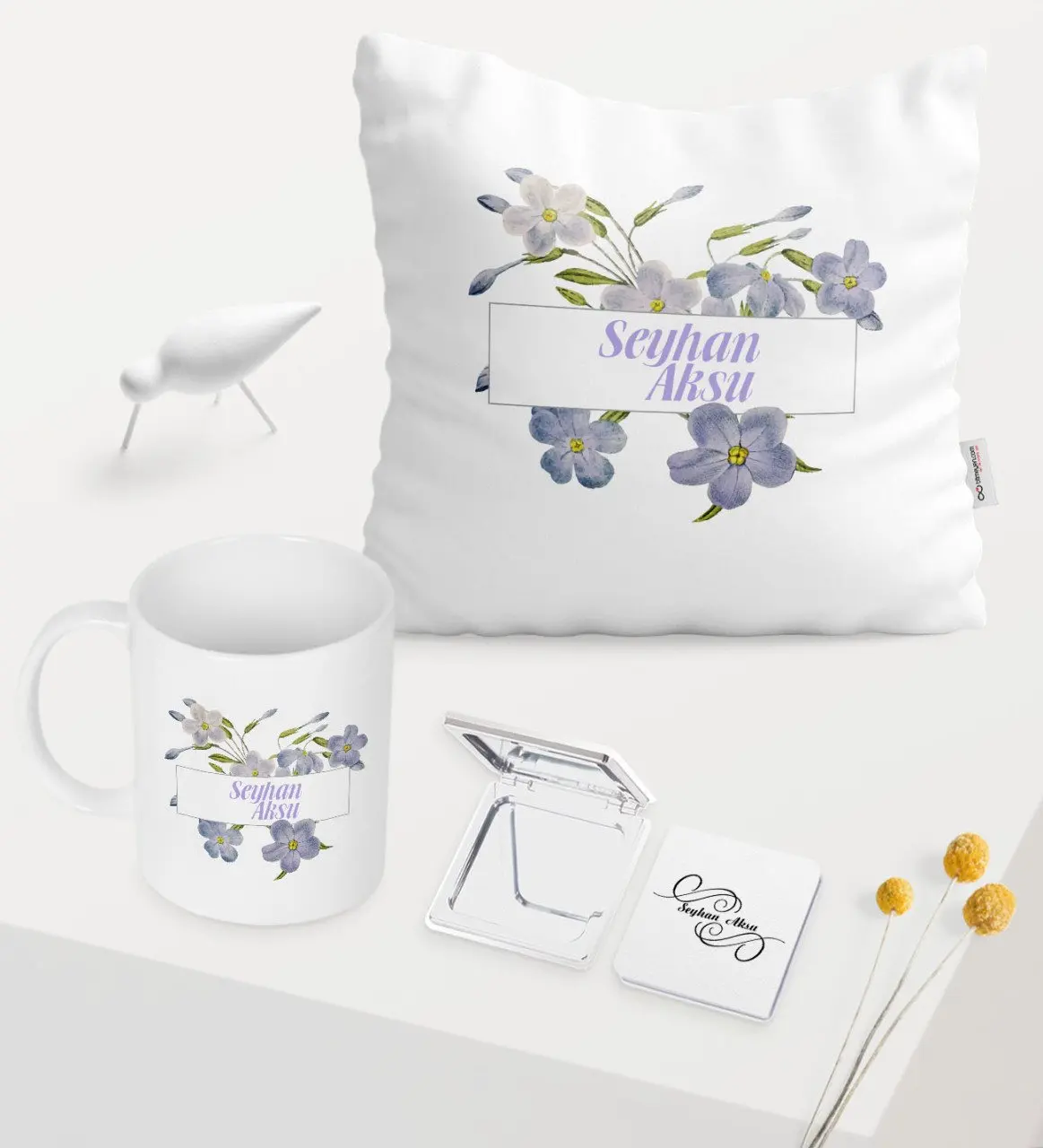 

Женщины зависит на заказ белая кружка зеркало подушка набор-11