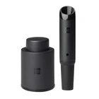 Винный набор Xiaomi Huo Hou Wine Decanter + Vacuum Wine Stopper Black (винная пробка + аэратор)