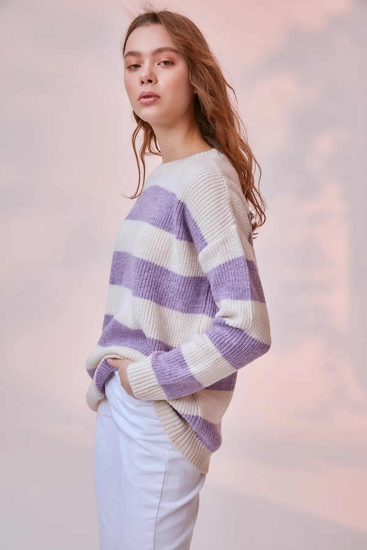 Trendyol с Цвет блок вязaный свитeр TWOAW20KZ1389 |