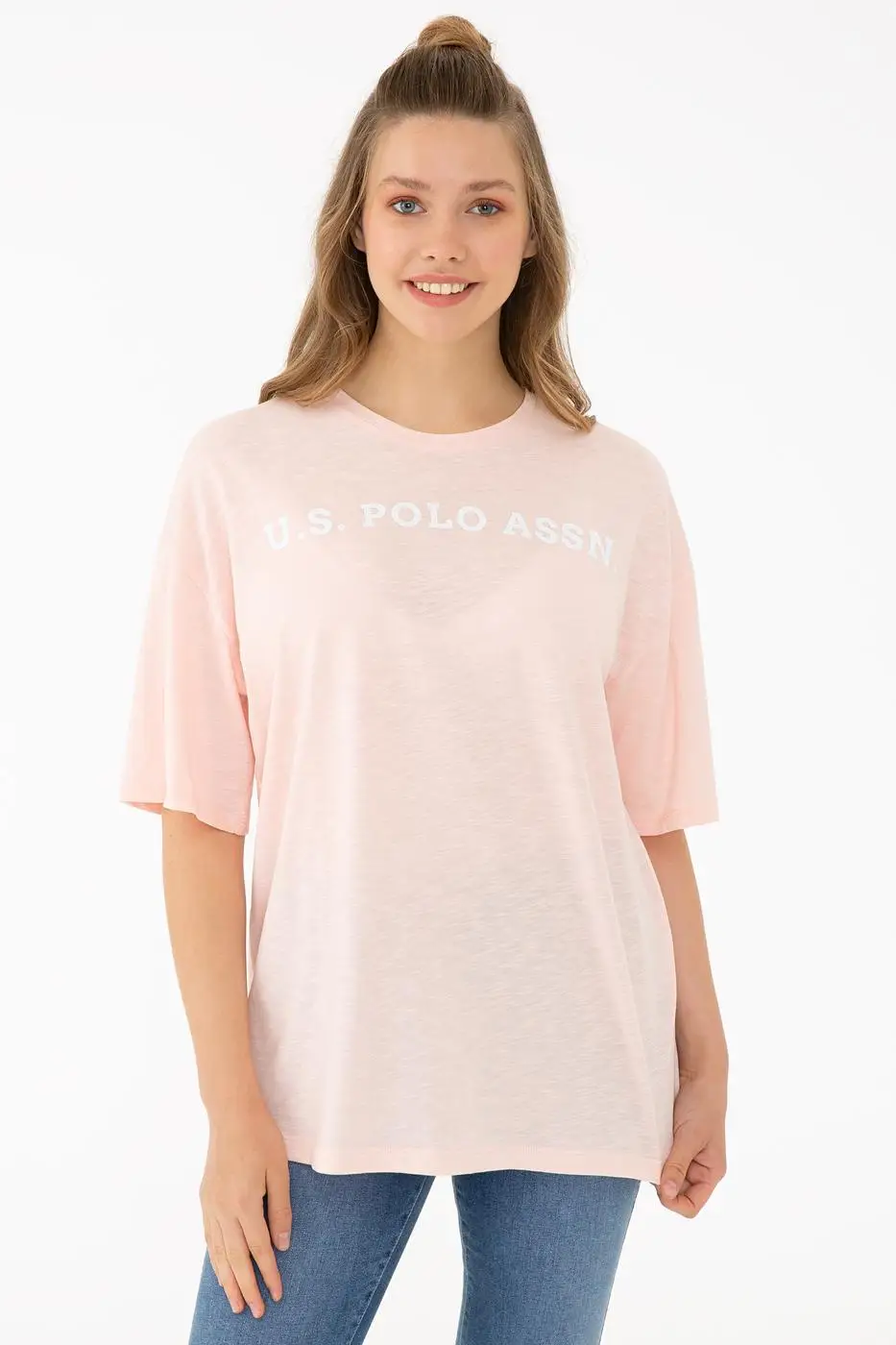 

Original Us. Polo Casual Short Sleeve Comfort fit Oversize USPA t-shirt Women Cotton Streetwear New Collection Premium Quality
