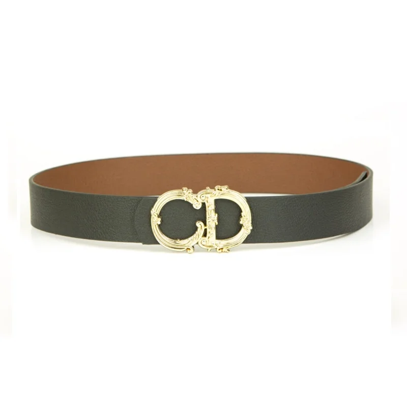 Новинка 2021 пояс для женщин и девушек роскошный модный дизайнерский ремень из искусственной кожи Модный