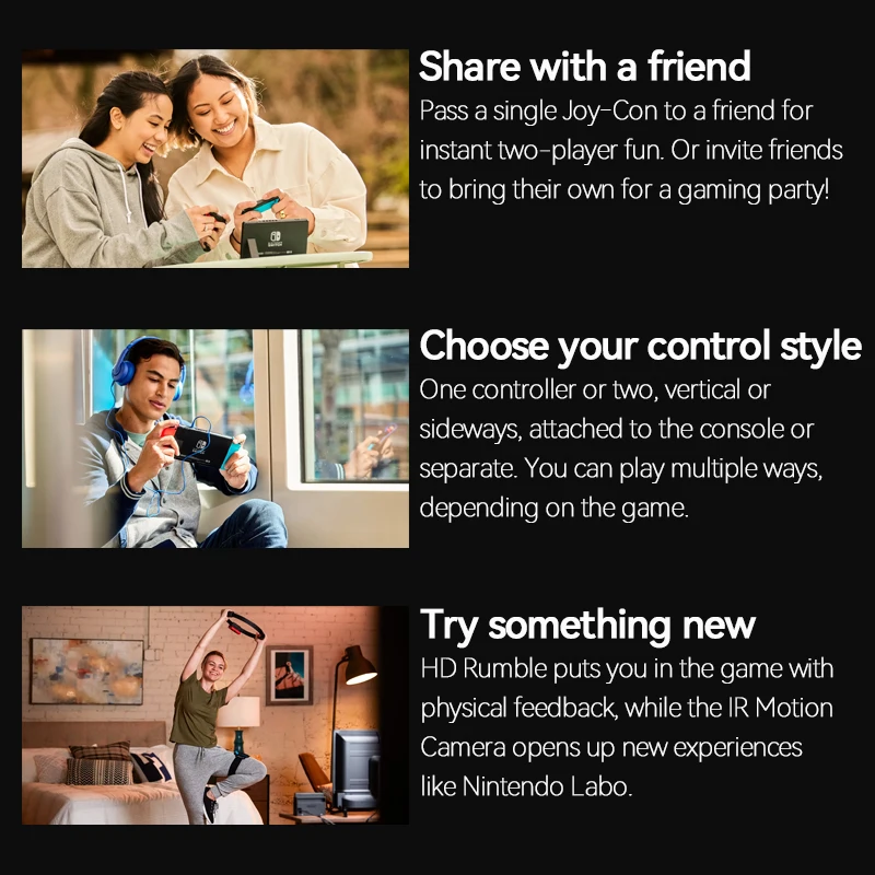 Переключатель Nintendo с 2 5-дюймовым сенсорным ЖК-дисплеем Joy Con 32 ГБ 6 2-9 часов работы